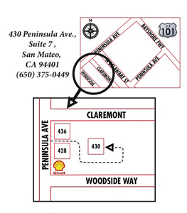 Map to San Mateo Location